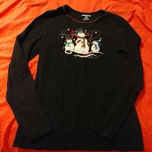 Long sleeve Christmas t-shirt, used like new